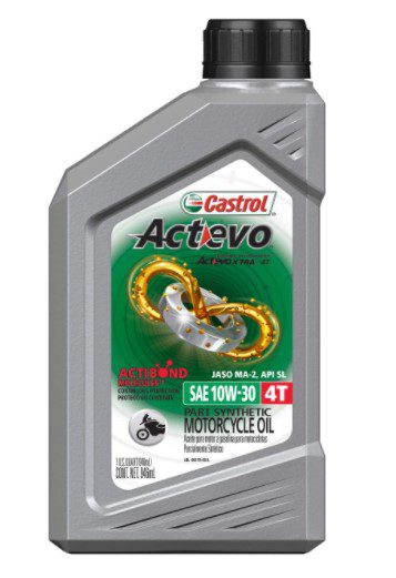 Castrol 06400 Actevo Xtra 10W-30 4-Stroke Motorcycle Oil
