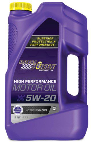 Royal purple 5w20 synthetic motor oil review