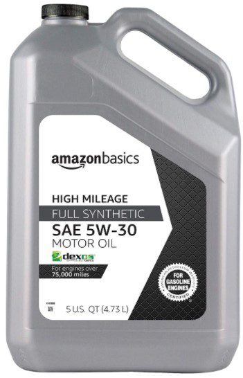 AmazonBasics High Mileage Motor Oil 1
