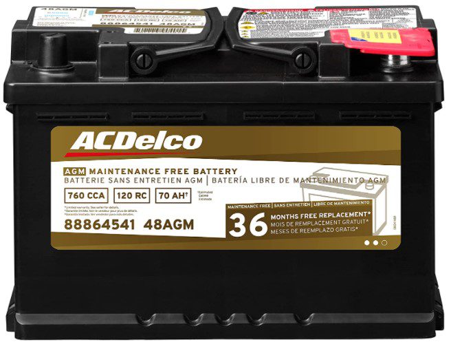 ACDelco Gold 48AGM BCI Group 48 Battery