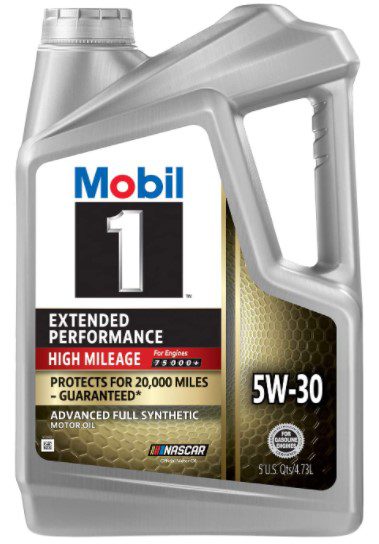 
Mobil 1 Extended Performance High Mileage Full Synthetic Motor Oil