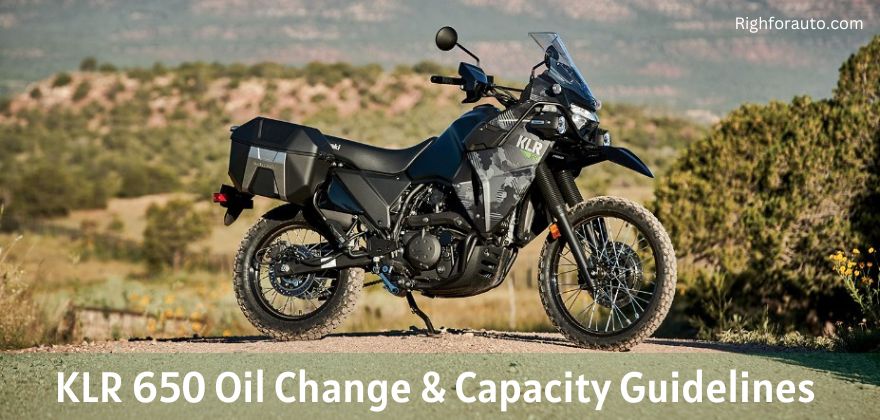 klr 650 oil change and capacity guidelines